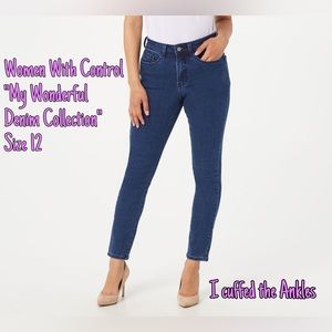 Excellent Condition Women With Control “My Wonderful Denim Collection” Size 12